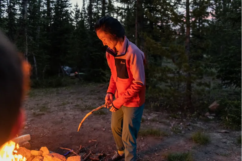 Cotopaxi Womens Dorado Half-Zip Fleece Jacket - Plum-Cayenne-12