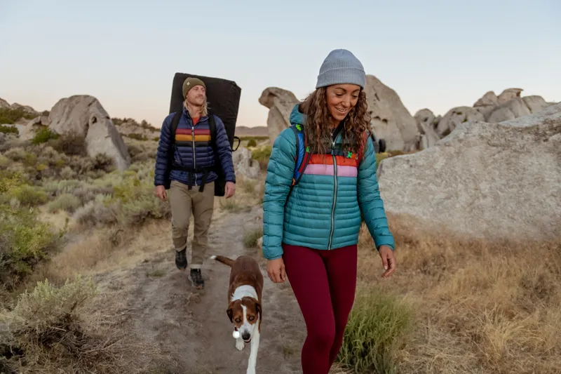 Cotopaxi Womens Fuego Down Hooded Jacket - Submarine Stripes-6