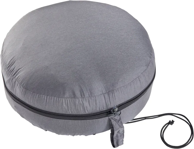 Nordisk Kiby Packable Down Travel Blanket - Coal Grey-Black-3