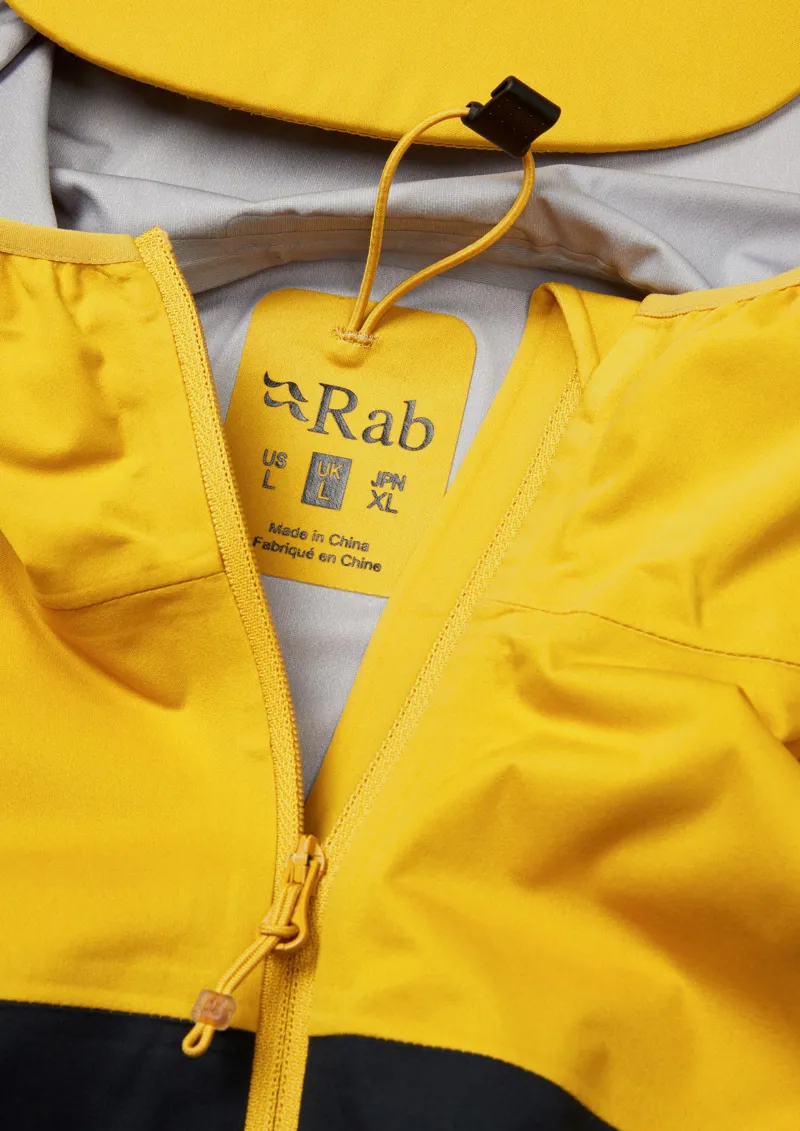 Rab Mens Kinetic Ultra Jacket - Sahara-Beluga-2