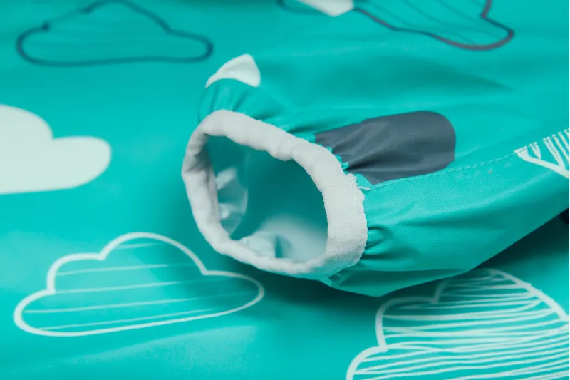 LittleLife Waterproof All In One Suit - Teal Clouds-3