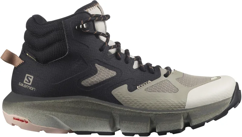 Salomon Womens Predict Hike Mid GTX Walking Boots - Vintage Khaki-Black ...