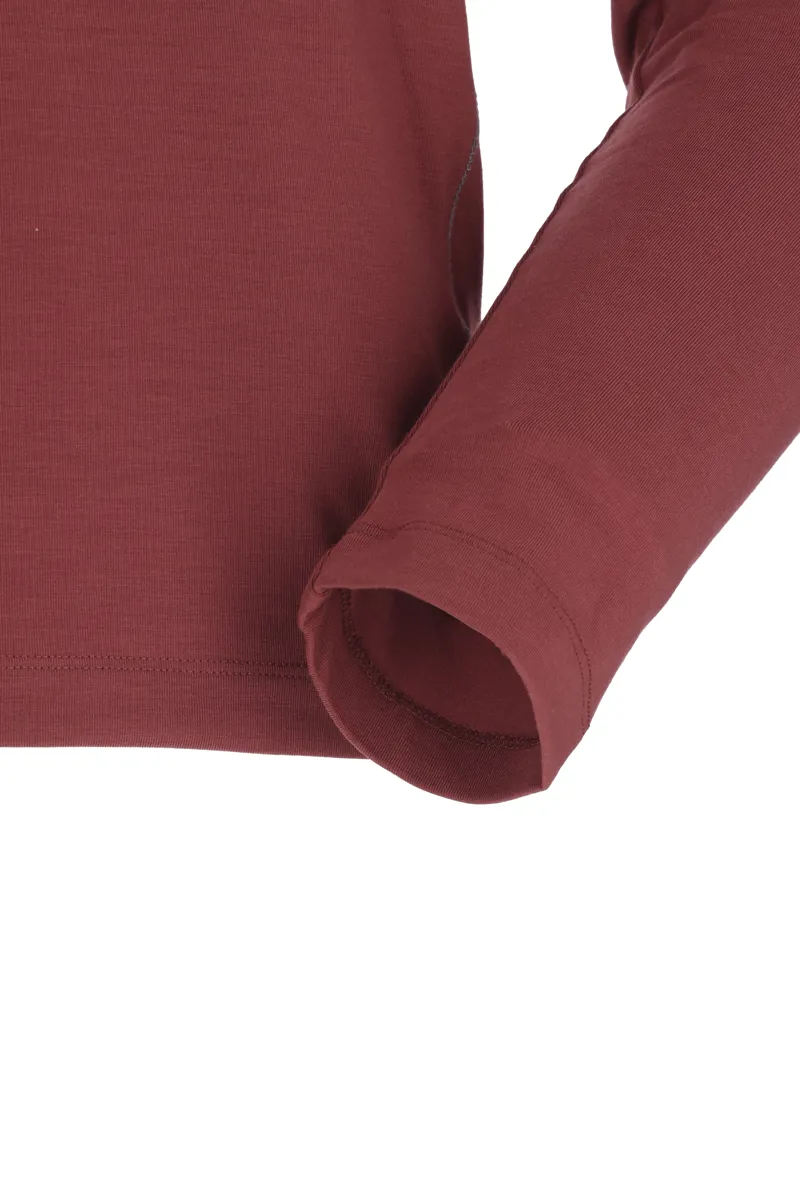 Rab Mens Lateral LS Tee - Oxblood Red-3