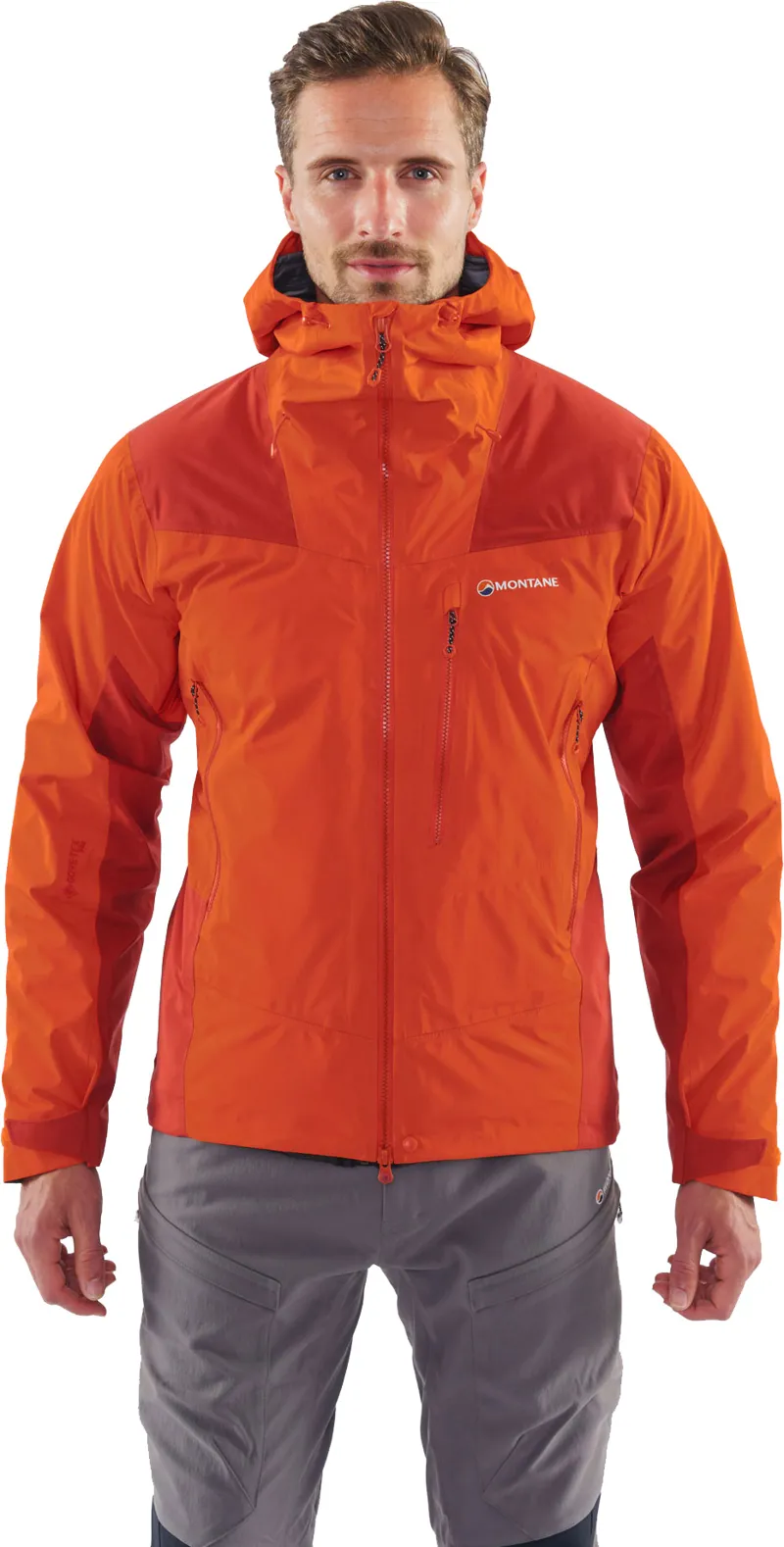 Montane Mens Alpine Resolve Jacket - Firefly Orange-1