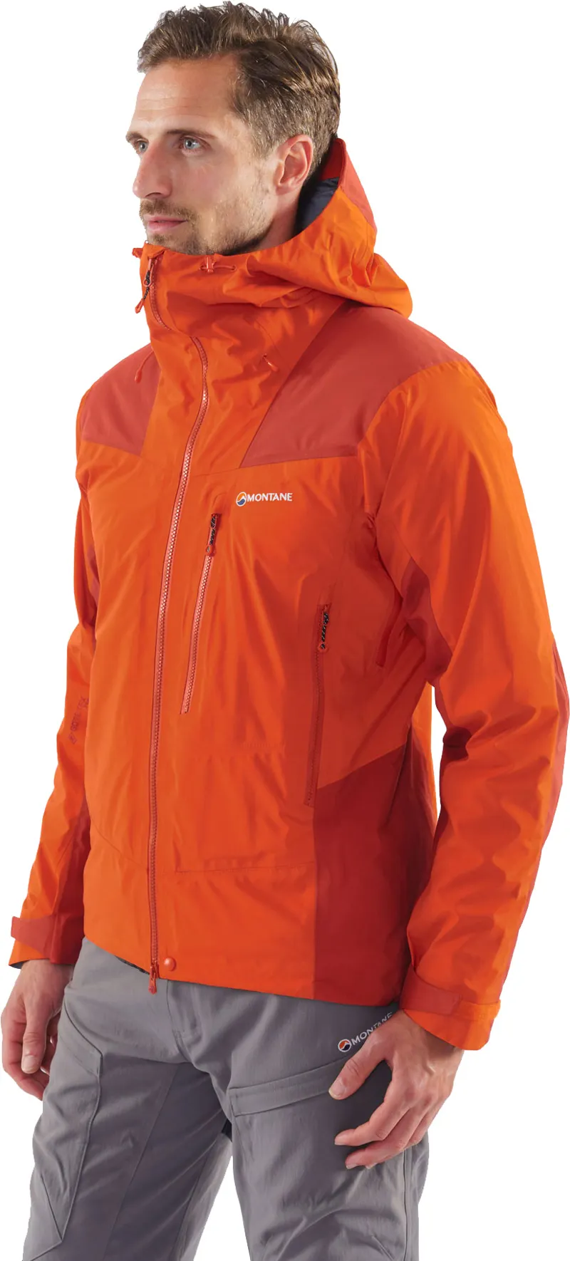 Montane Mens Alpine Resolve Jacket - Firefly Orange-2