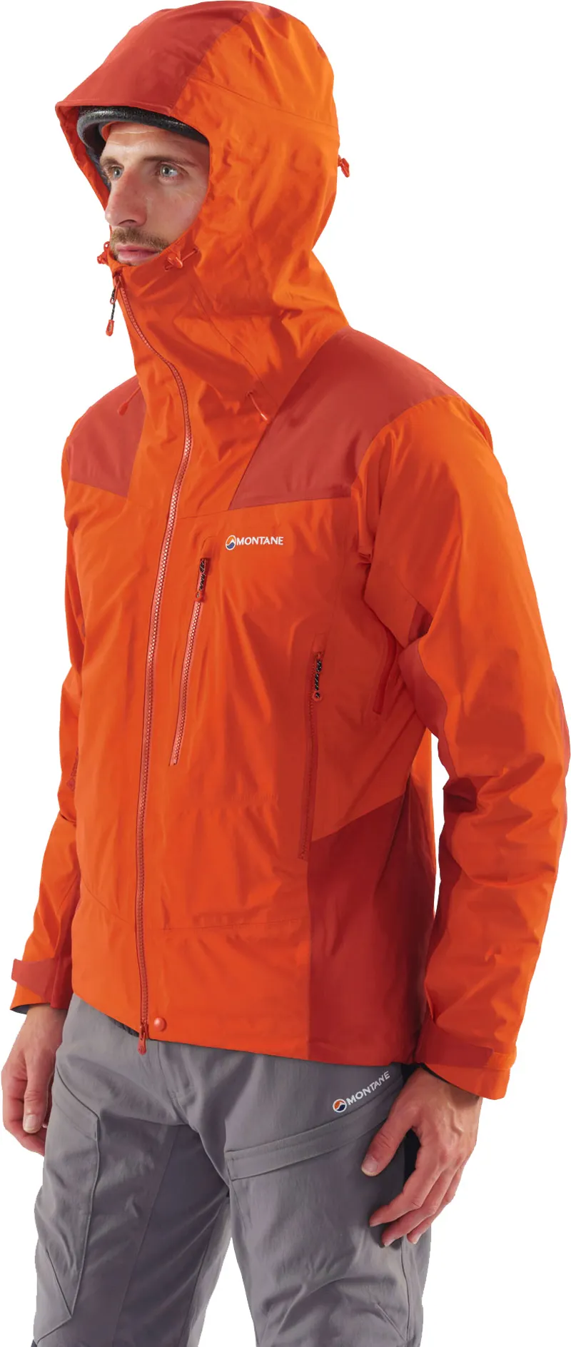 Montane Mens Alpine Resolve Jacket - Firefly Orange-3