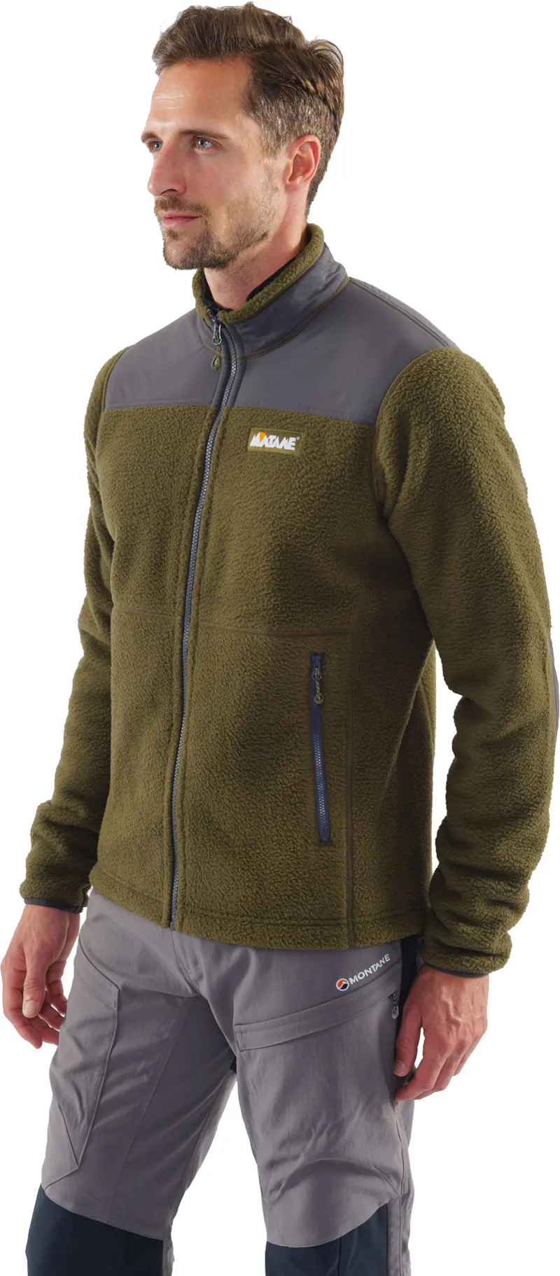 Montane Mens Chonos Fleece Jacket - Kelp Green-3
