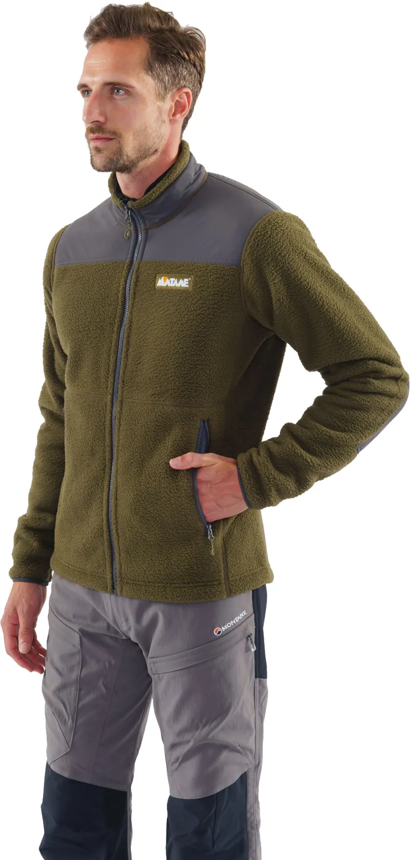 Montane Mens Chonos Fleece Jacket - Kelp Green-4