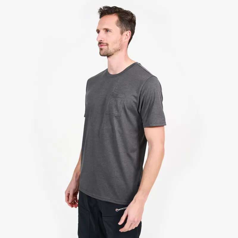 Montane Mens Dart Pocket T- Shirt - Slate-2