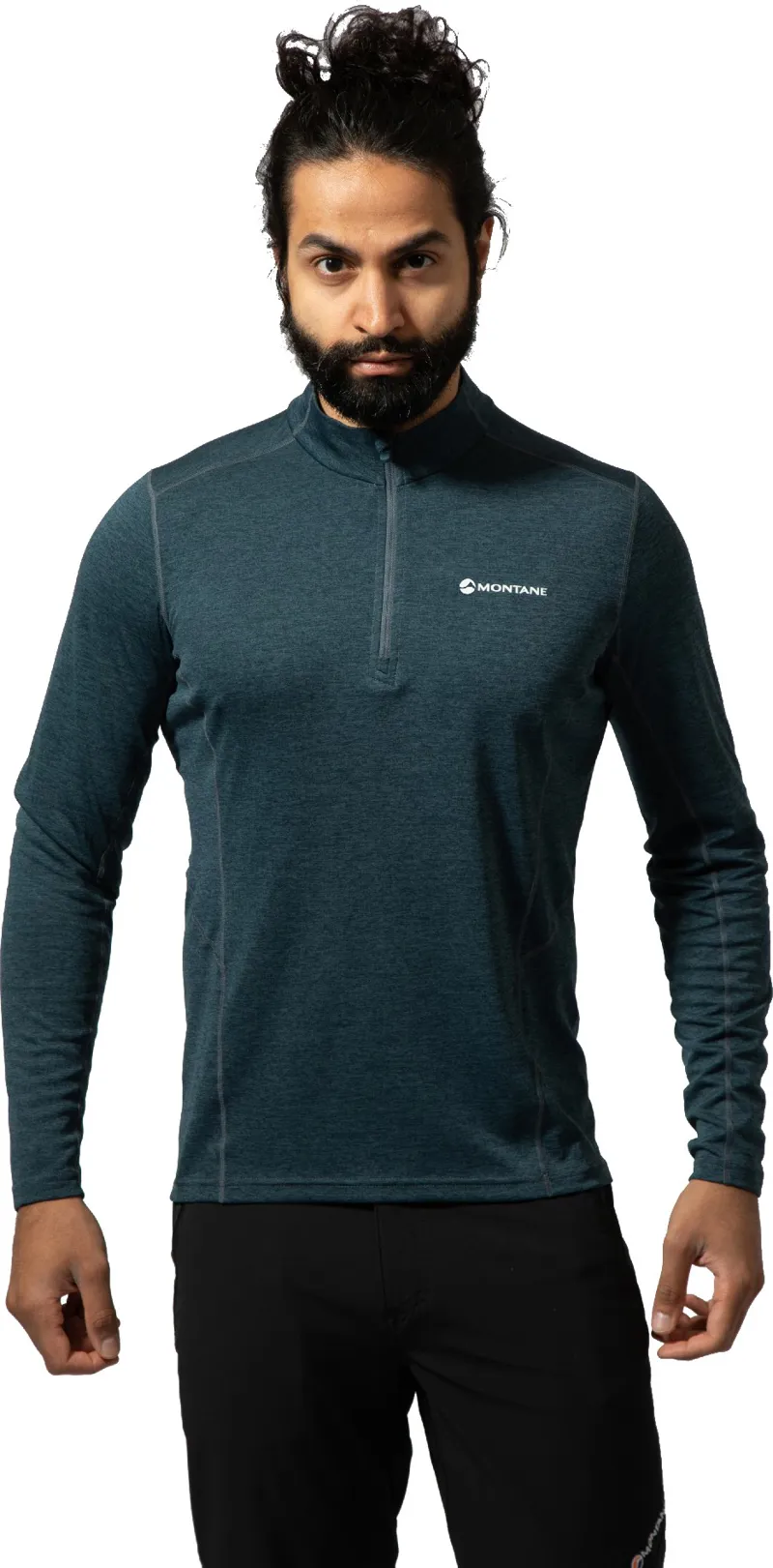 Montane Mens Dart Zip Neck T-Shirt - Orion Blue-1