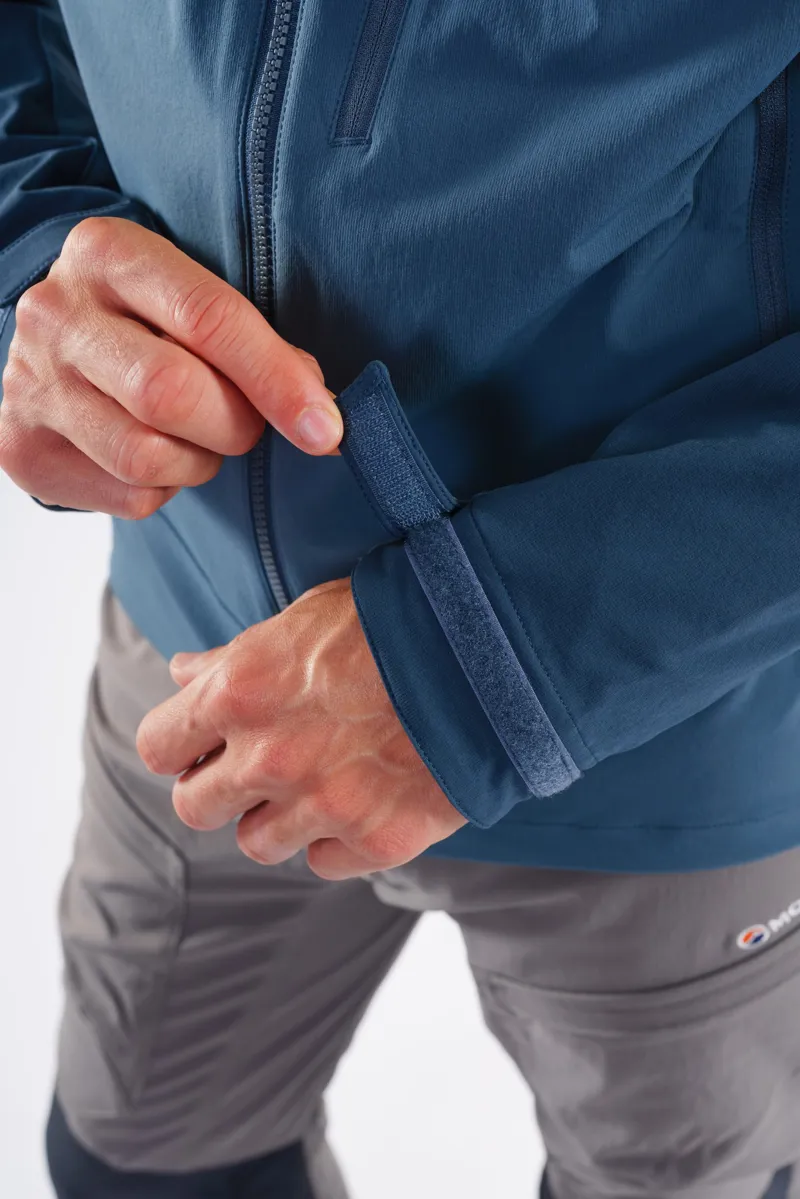 Montane Mens Dyno LT Softshell Jacket - Orion Blue-10