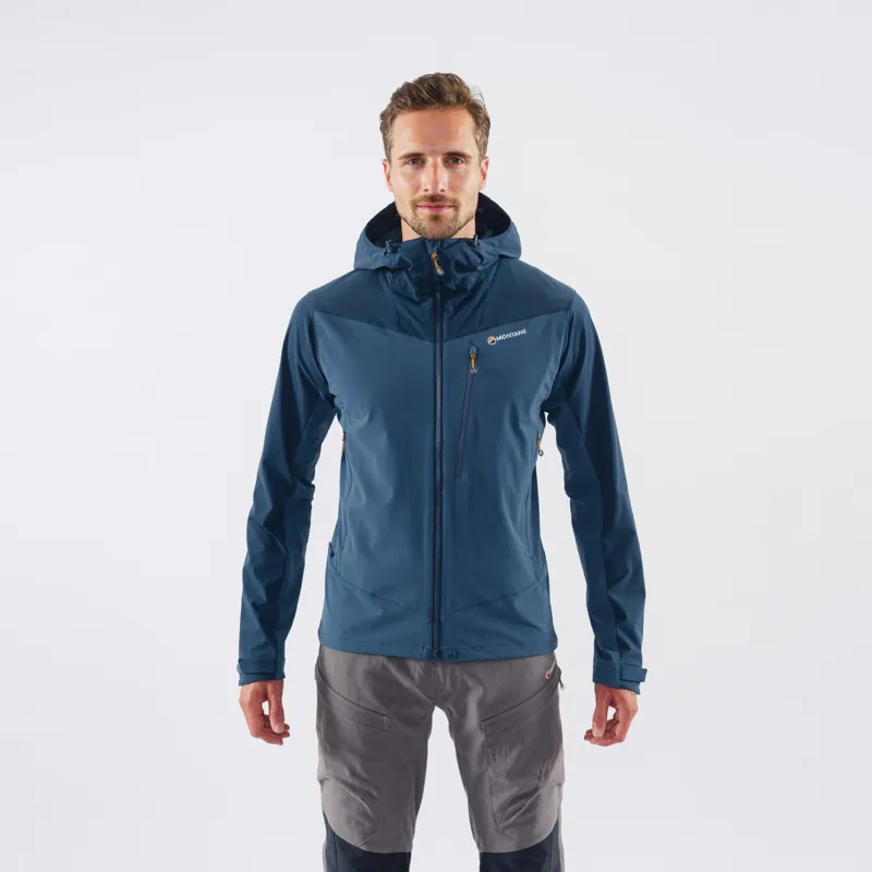 Montane Mens Dyno LT Softshell Jacket - Orion Blue-3