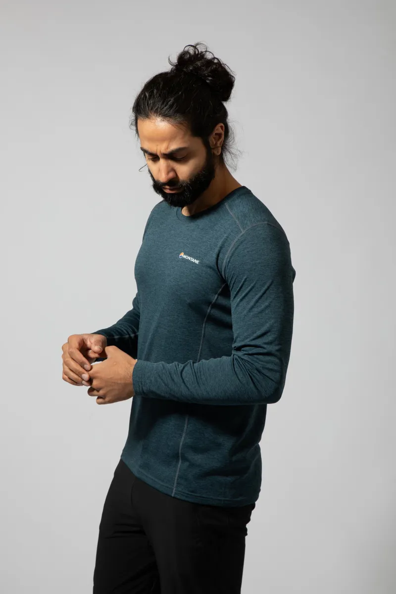 Montane Mens Dart Long Sleeve T-Shirt - Orion Blue-2
