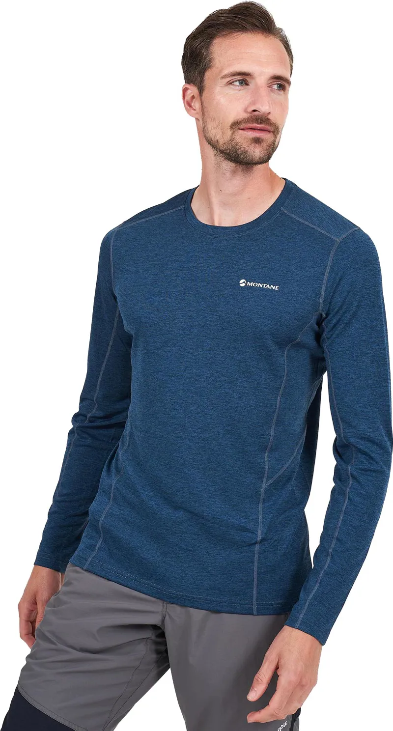Montane Mens Dart Long Sleeve TShirt Orion Blue