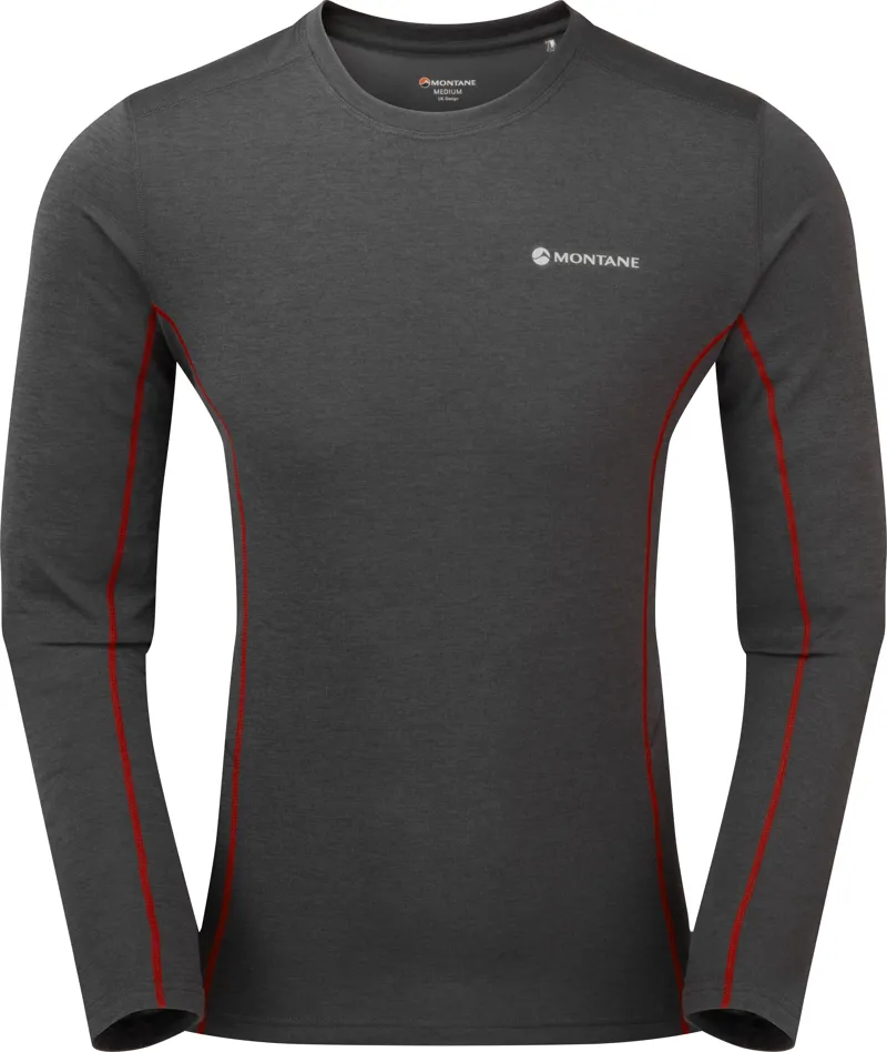 Montane Mens Dart Long Sleeve T-Shirt - Slate