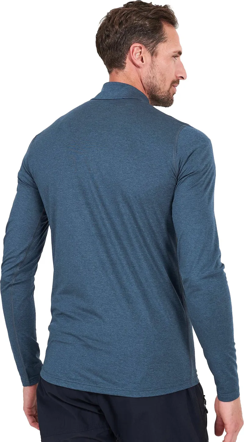 Montane Mens Dart Thermo Zip Neck Top - Astro Blue-2