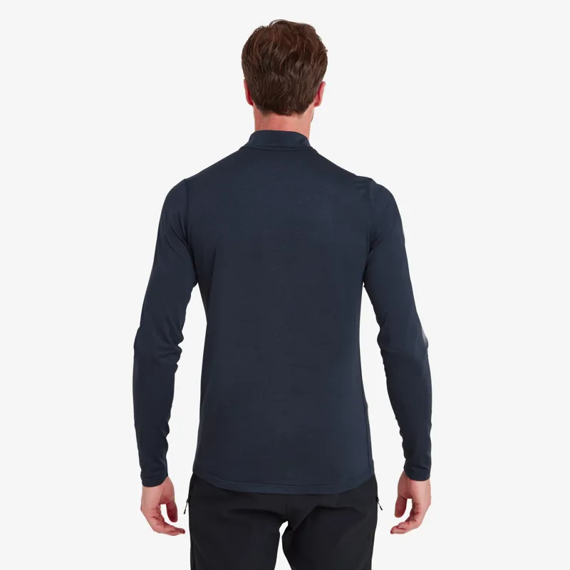 Montane Mens Dart Thermo Zip Neck Eclipse Blue