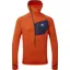 Mountain Equipment Mens Eclipse Hooded Zip-T Fleece - Magma-Medieval