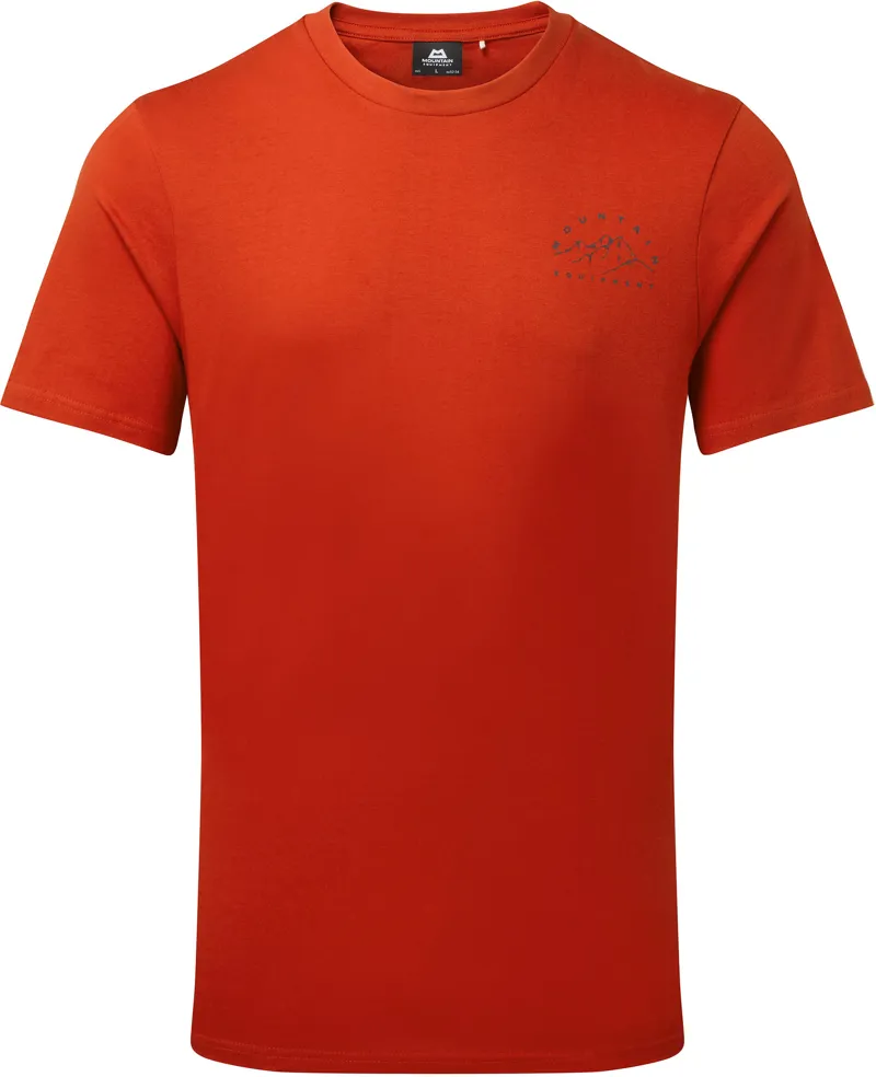 Mountain Equipment Mens Ekur Tee - Red Rock