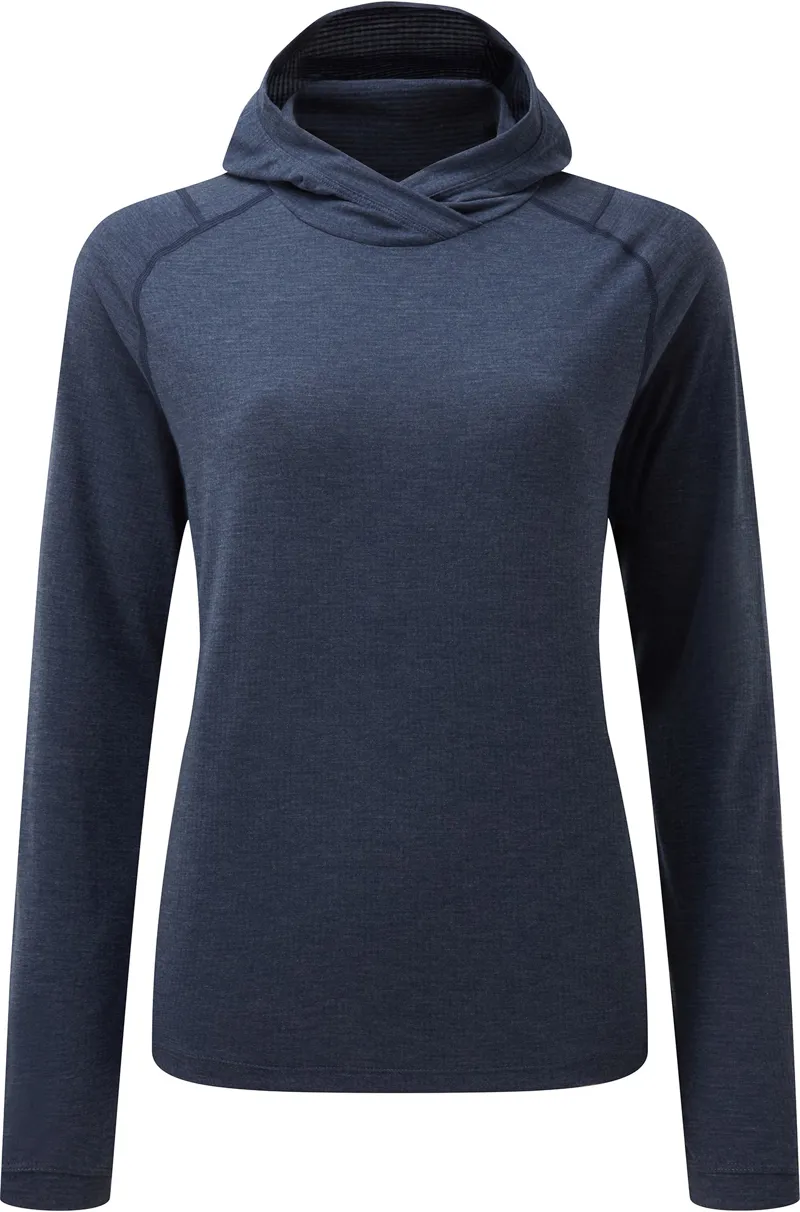 Mountain Equipment Womens Font Hoody - Medieval Blue