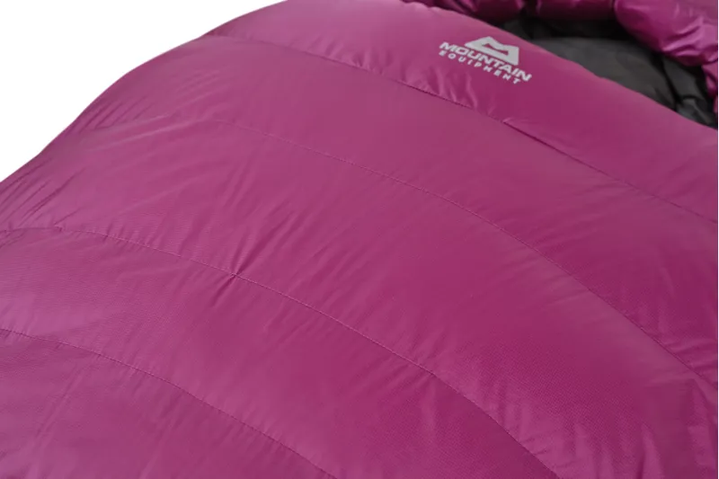 Mountain Equipment Womens Glacier 1000 Sleeping Bag - Regular - Right-Hand Zip - Foxglove-3