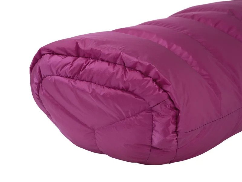 Mountain Equipment Womens Glacier 1000 Sleeping Bag - Regular - Right-Hand Zip - Foxglove-4
