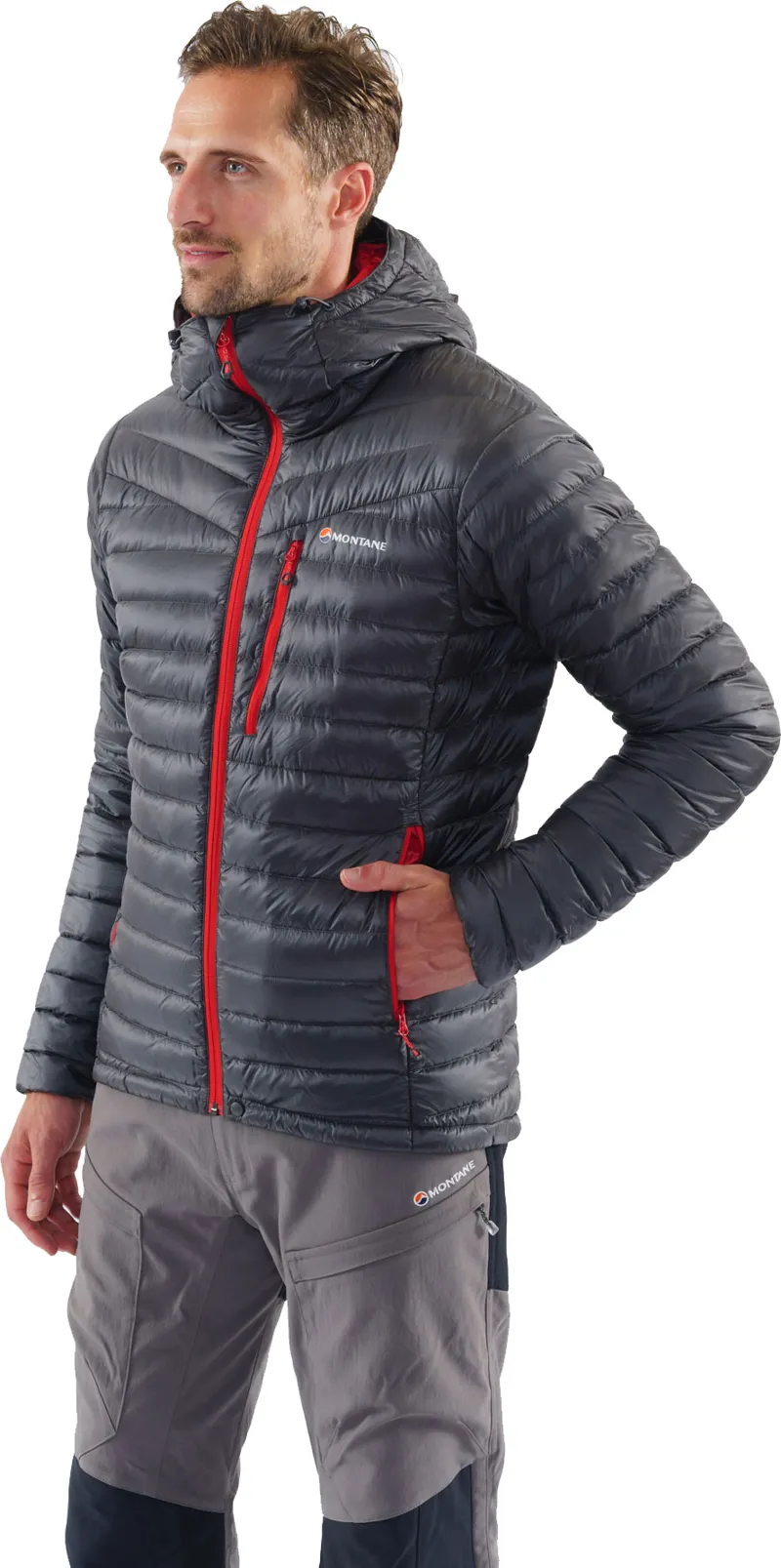 Montane Mens Featherlite Down Jacket - Slate-4
