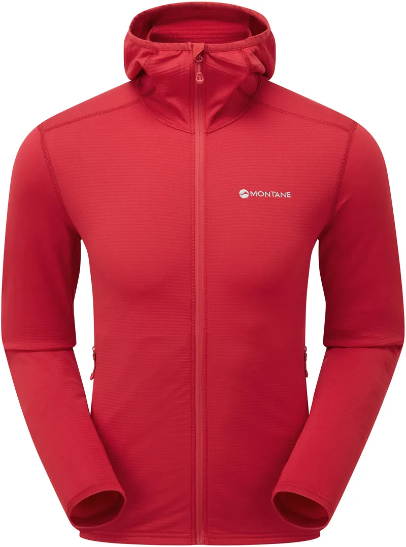 Montane Mens Protium Lite Hoodie - Acer Red