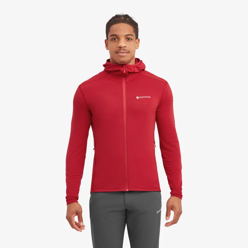 Montane Mens Protium Lite Hoodie - Acer Red-2