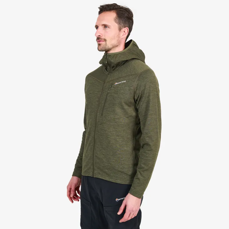 Montane Mens Protium Hoodie - Kelp Green-2