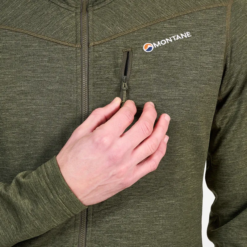 Montane Mens Protium Hoodie - Kelp Green-5