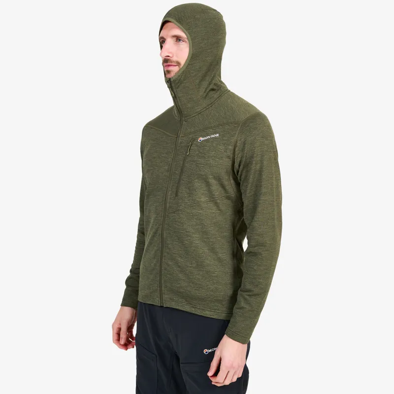 Montane Mens Protium Hoodie - Kelp Green-3