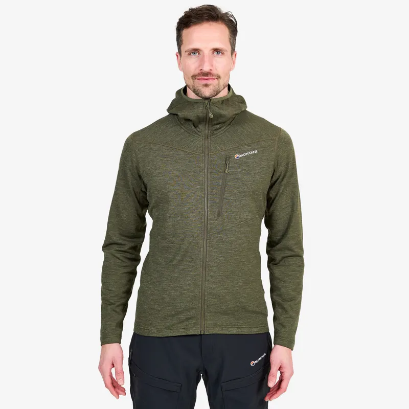 Montane Mens Protium Hoodie - Kelp Green-6