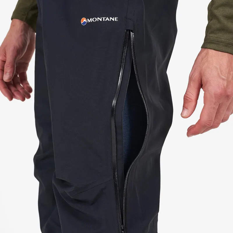 Montane Mens Pac Plus XT Waterproof Overtrousers  - Black-5