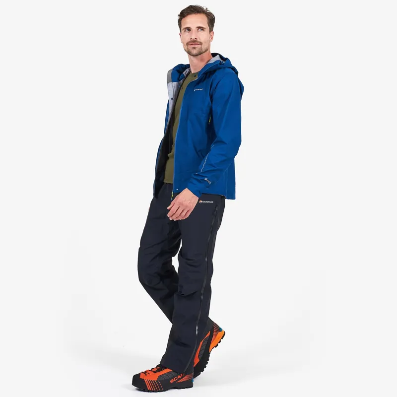 Montane Mens Pac Plus XT Waterproof Overtrousers  - Black-3