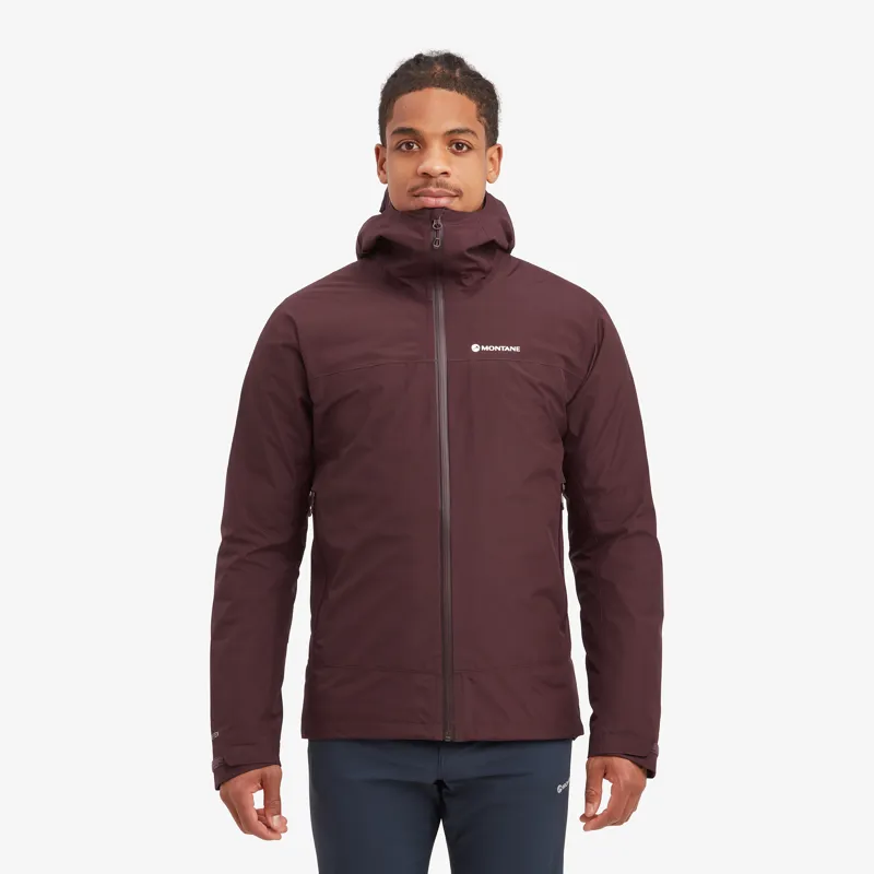 Montane Mens Spirit Jacket - Dark Garnet-2