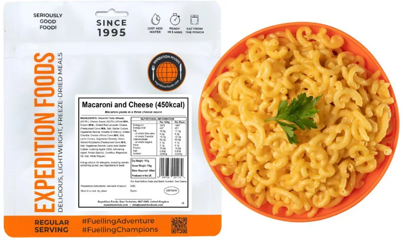 Expedition Foods Macaroni and Cheese - 450kcal-2