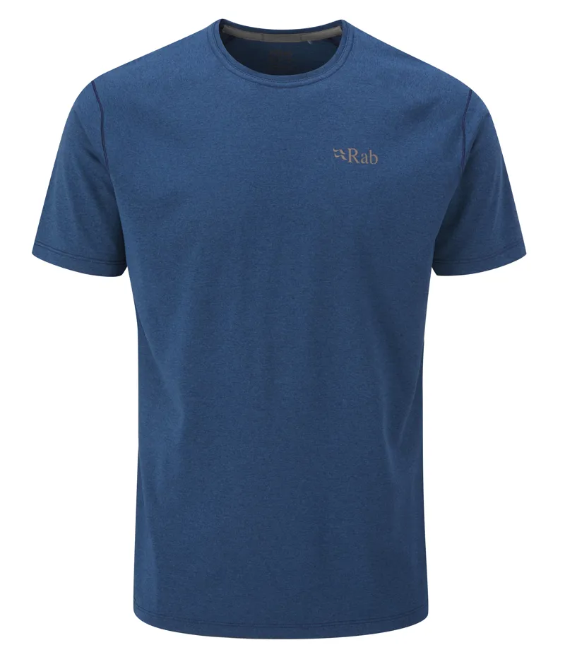 Rab Mens Mantle Tee - Nightfall Blue Marl