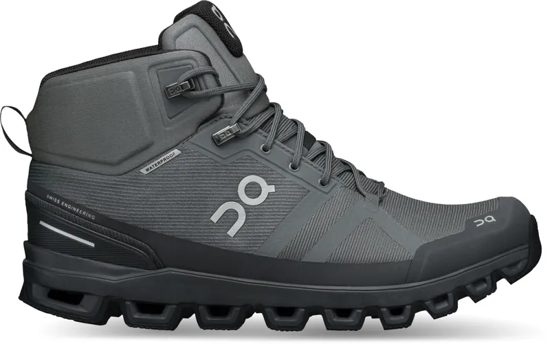 ON Mens Cloudrock Waterproof Hiking Boot Rock-Eclipse