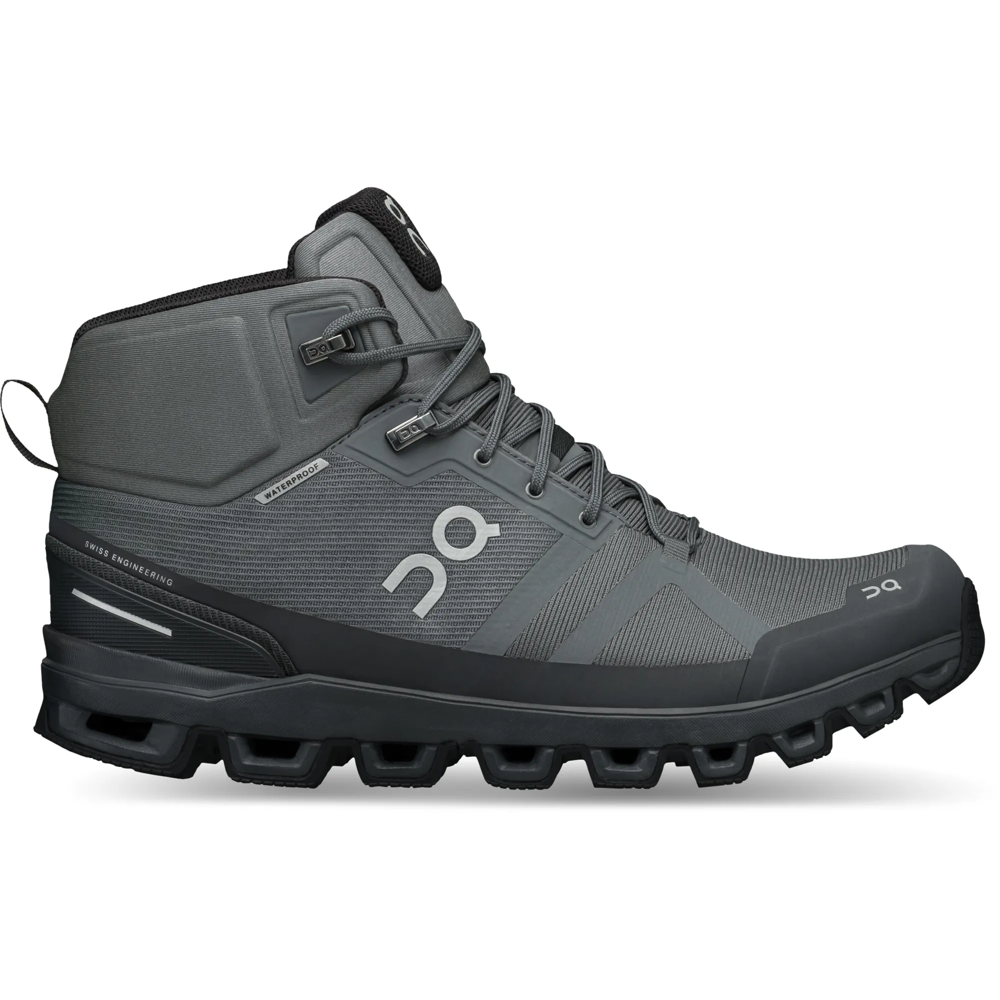ON Mens Cloudrock Waterproof Hiking Boot Rock-Eclipse