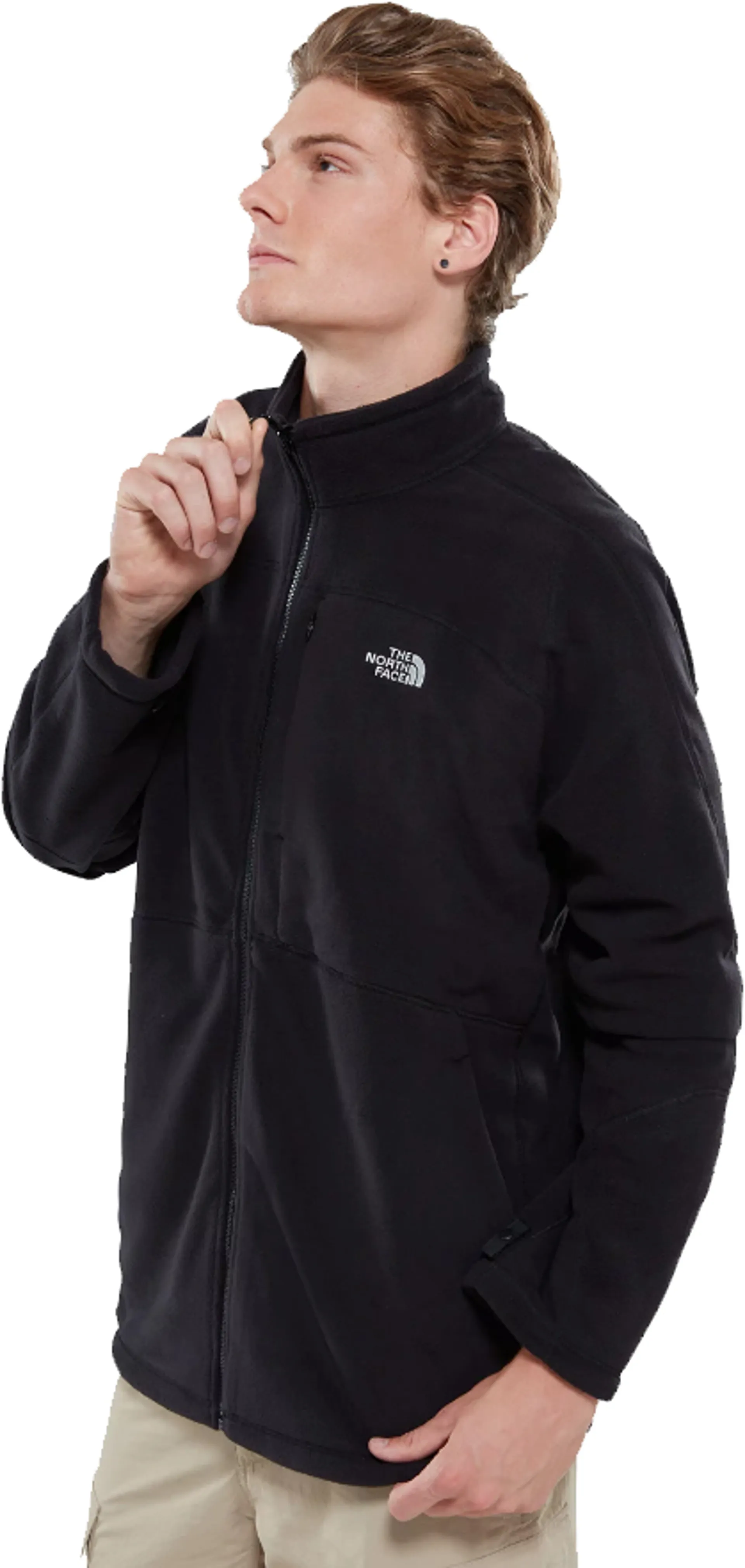 The North Face Mens 200 Shadow Full Zip Fleece TNF Black