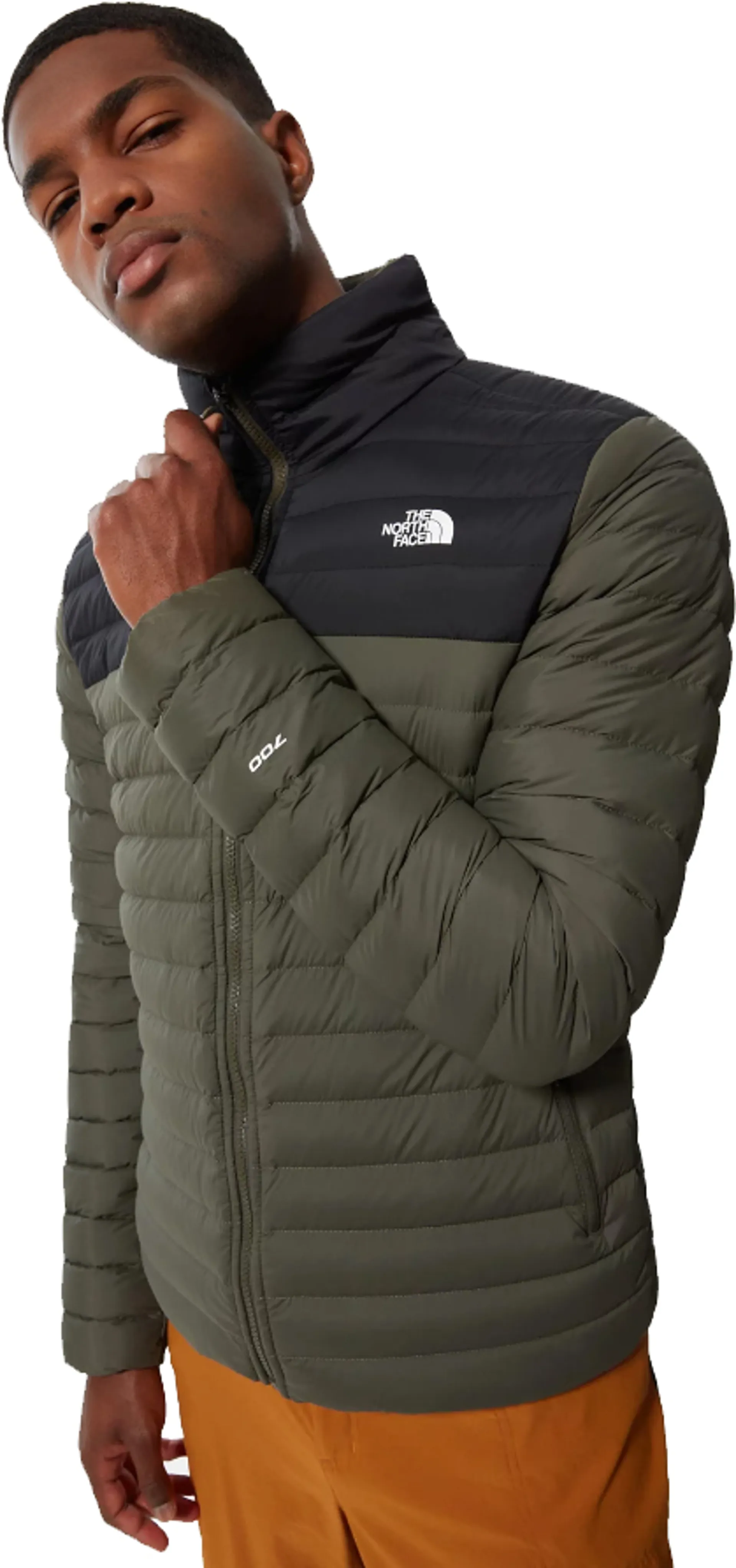 The North Face Green And Black Puffer Jacket Green And Black