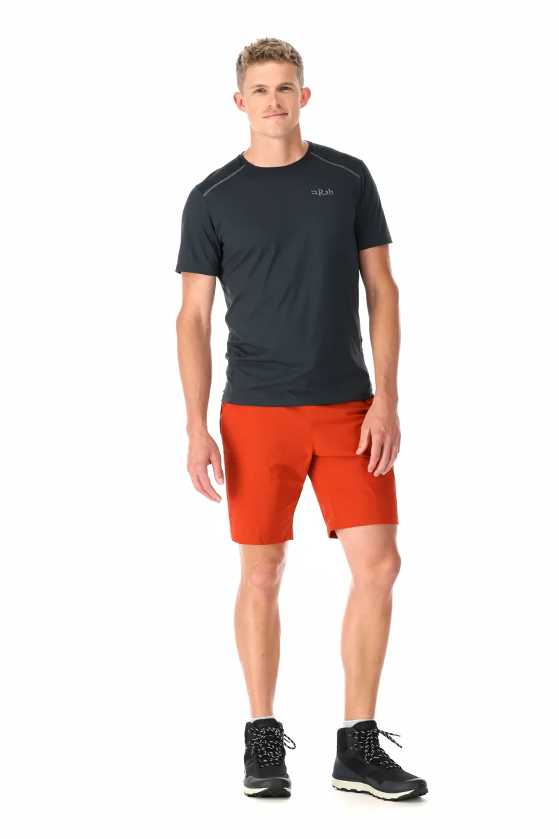 Rab Mens Momentum Shorts - Red Clay-3