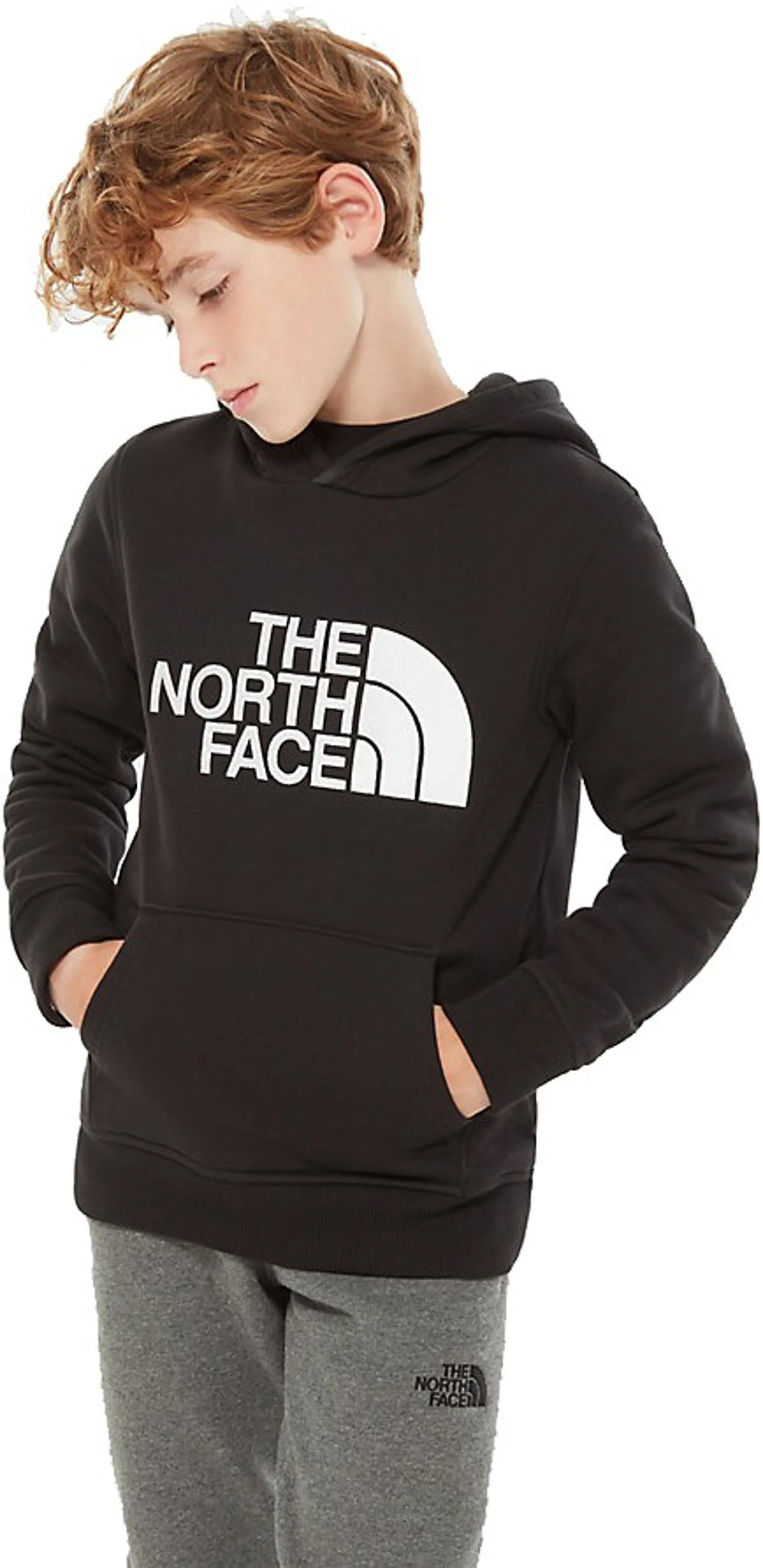 The North Face Youth Drew Peak Pullover Hoodie TNF Black