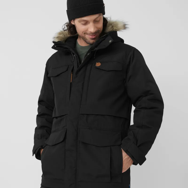 Fjallraven Mens Nuuk Parka - Deep Forest-7