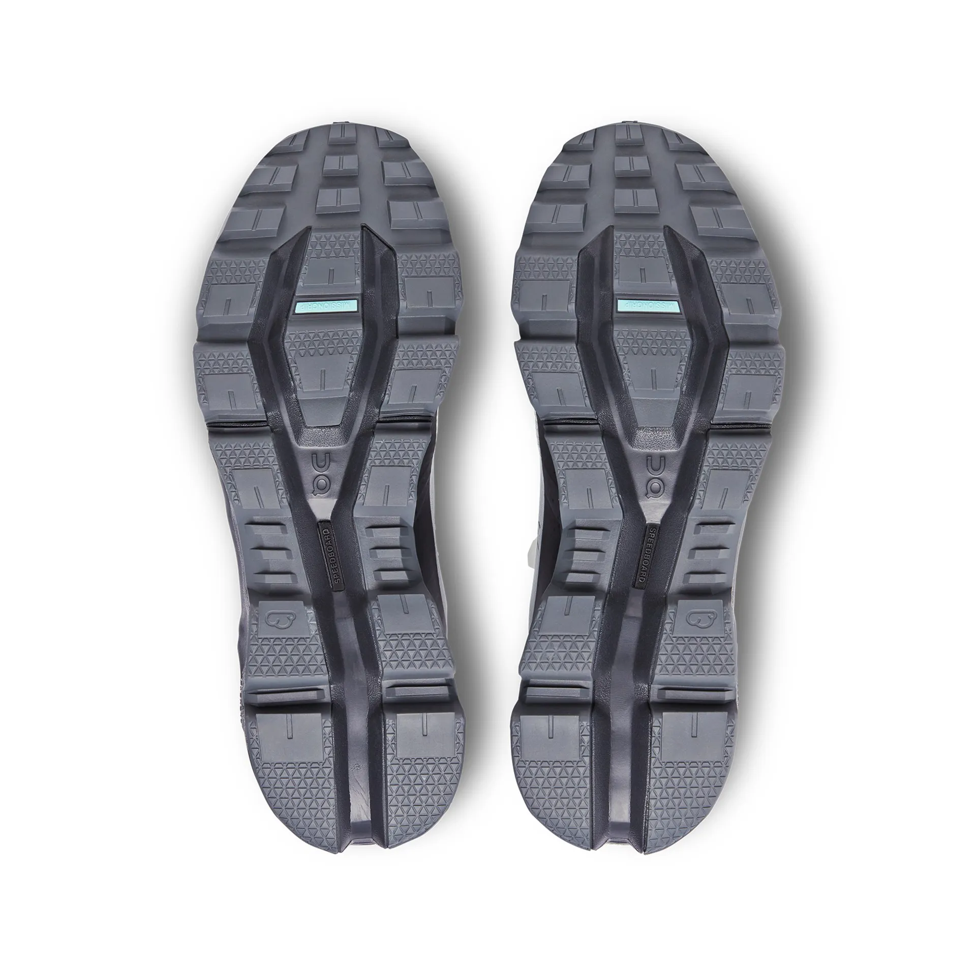 ON Mens Cloudwander Waterproof Hiking Shoes - Glacier-Eclipse
