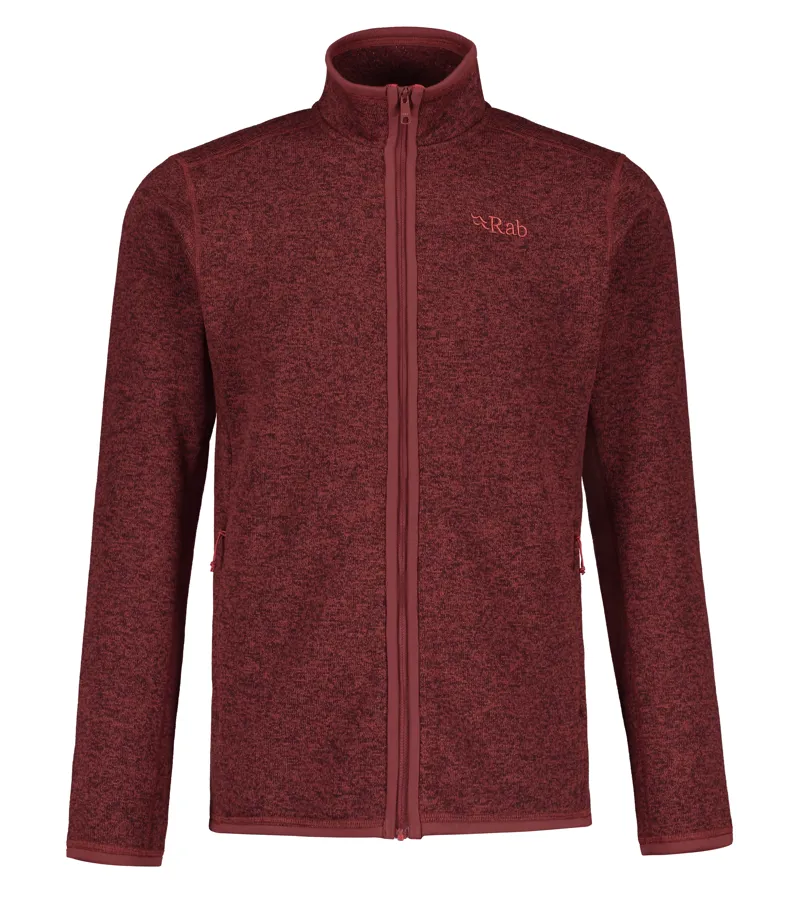 Rab Mens Quest Fleece Jacket - Oxblood Red