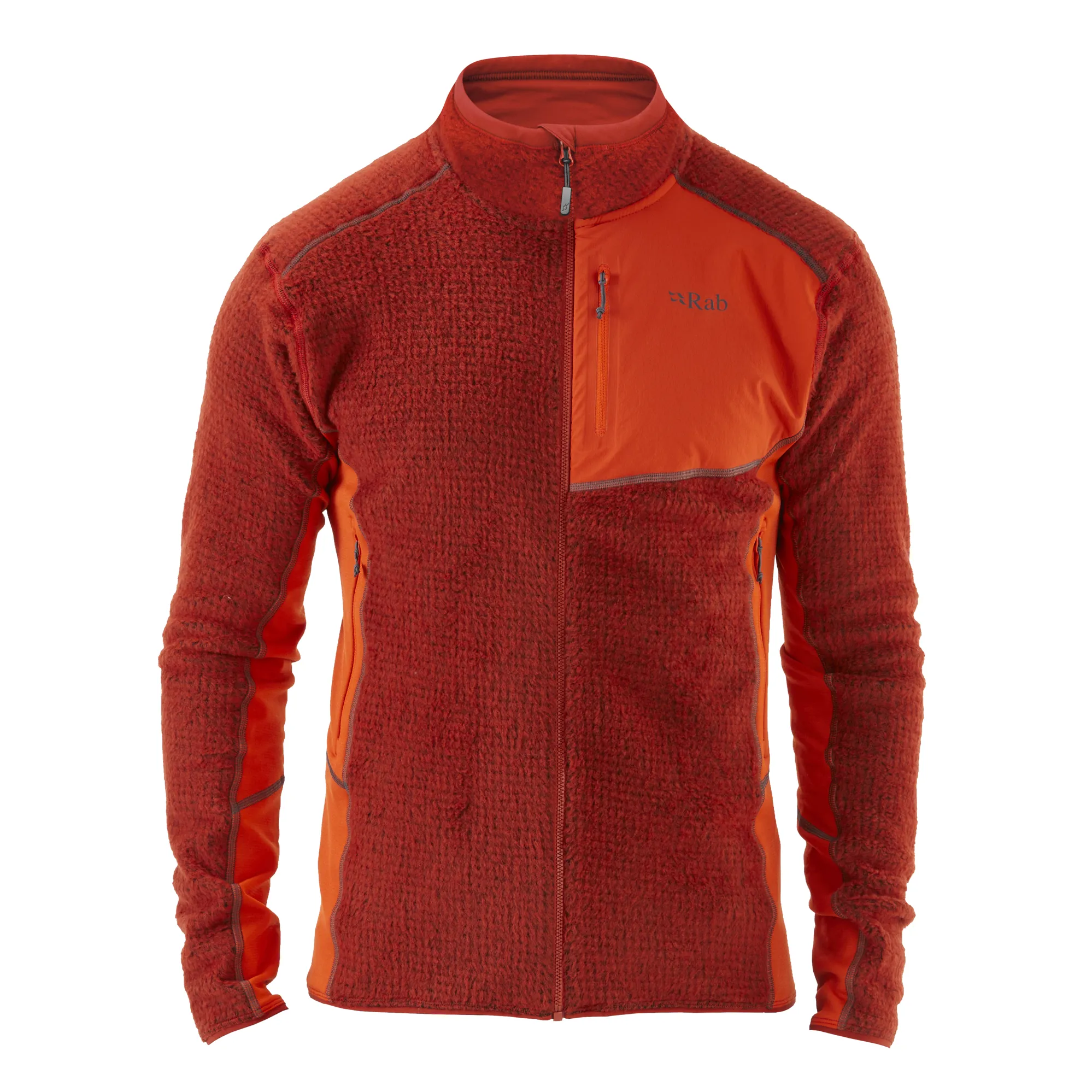 Rab Mens Syncrino HL Fleece Jacket Red Clay