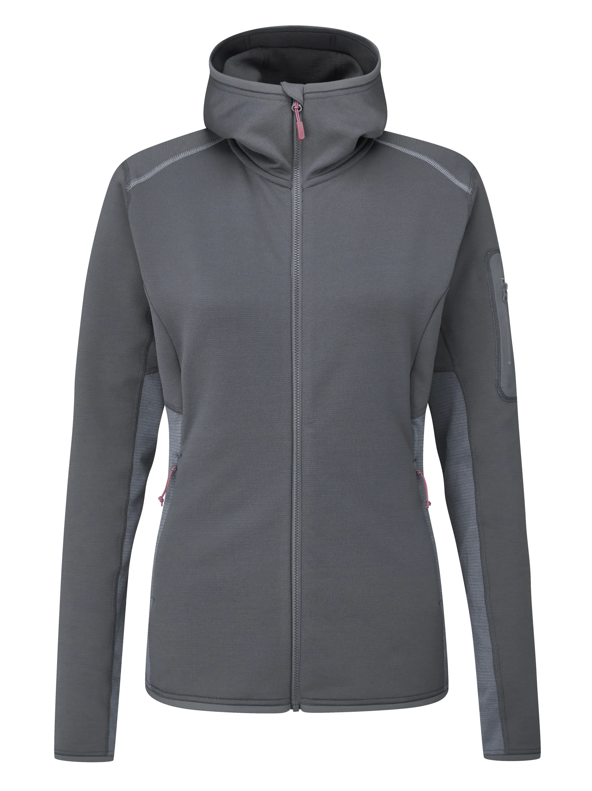 Rab Womens Syncrino Mid Fleece Hoody - Steel