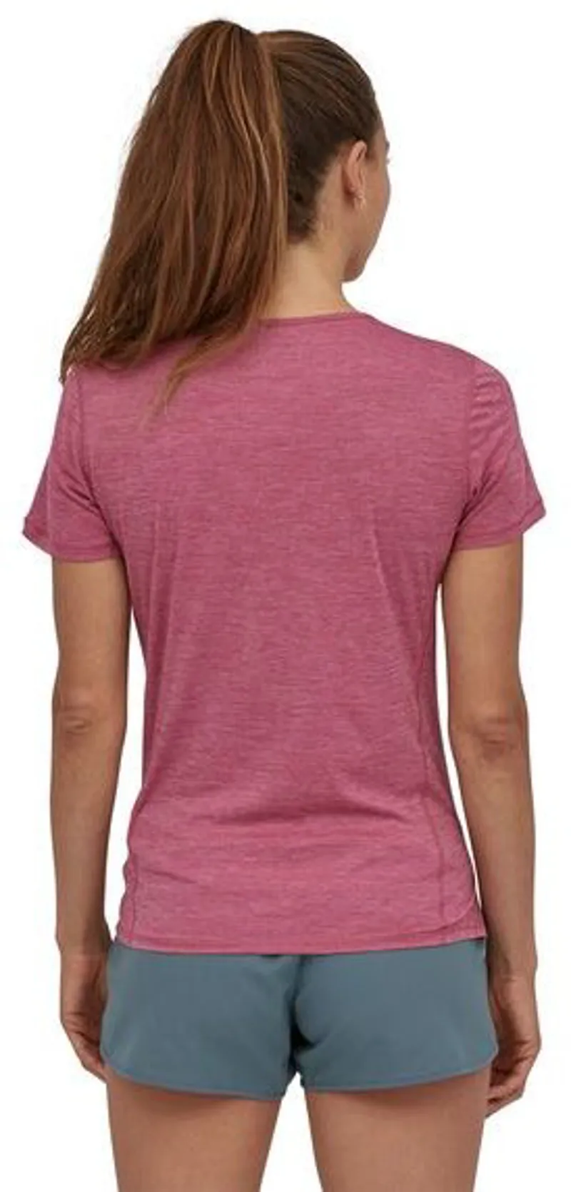 Patagonia Womens Cap Cool Lightweight Shirt - Star Pink-Light Star Pink X-Dye-2